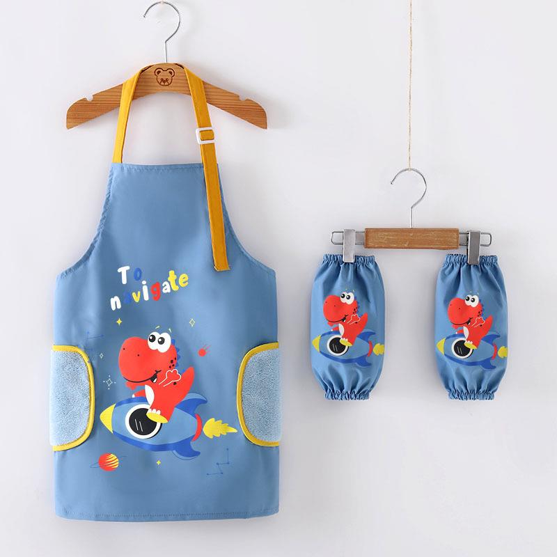Baby Clothing Drawing - 子供用お絵かき服、ベビーエプロン、防水・防汚キッチン防護服