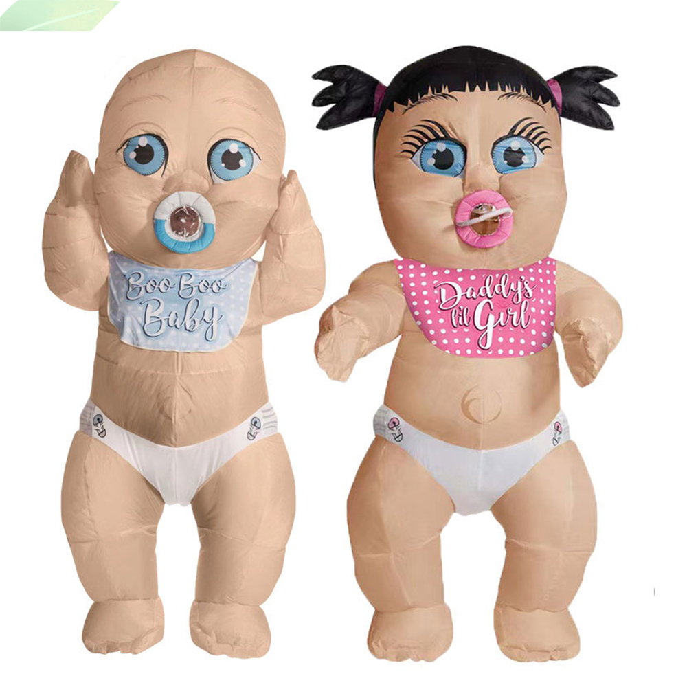 Baby Clothing Unisex - 男の子女の子巨大な赤ちゃんインフレータブル服大人のコスプレマスコット衣装ハロウィン性別発表パーティー