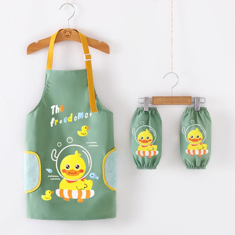 子供用お絵かき服、ベビーエプロン、防水・防汚キッチン防護服 - Baby Clothing Drawing のレビューと価格