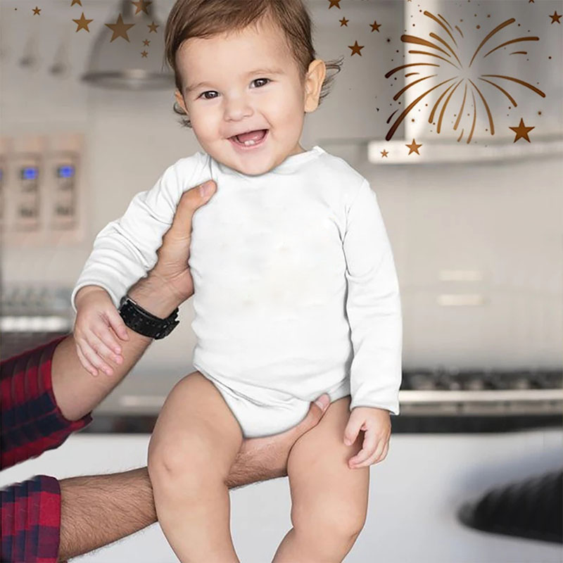 3/8 ピース/ロット長袖ベビーボディスーツ綿 100% 固 - Baby Clothing Brand のレビューと価格