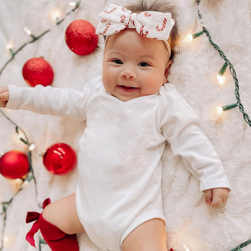 3/8 ピース/ロット長袖ベビーボディスーツ綿 100% 固 - Baby Clothing Brand のレビューと価格