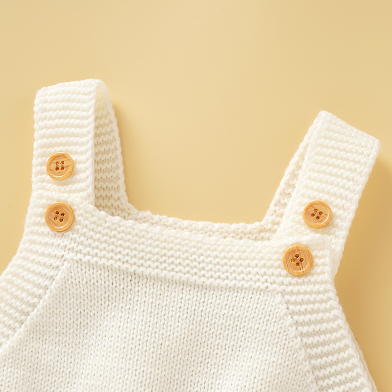 ベビーボディスーツニット幼児女の子ジャンプスーツノースリーブ - Baby Clothing Brand のレビューと価格