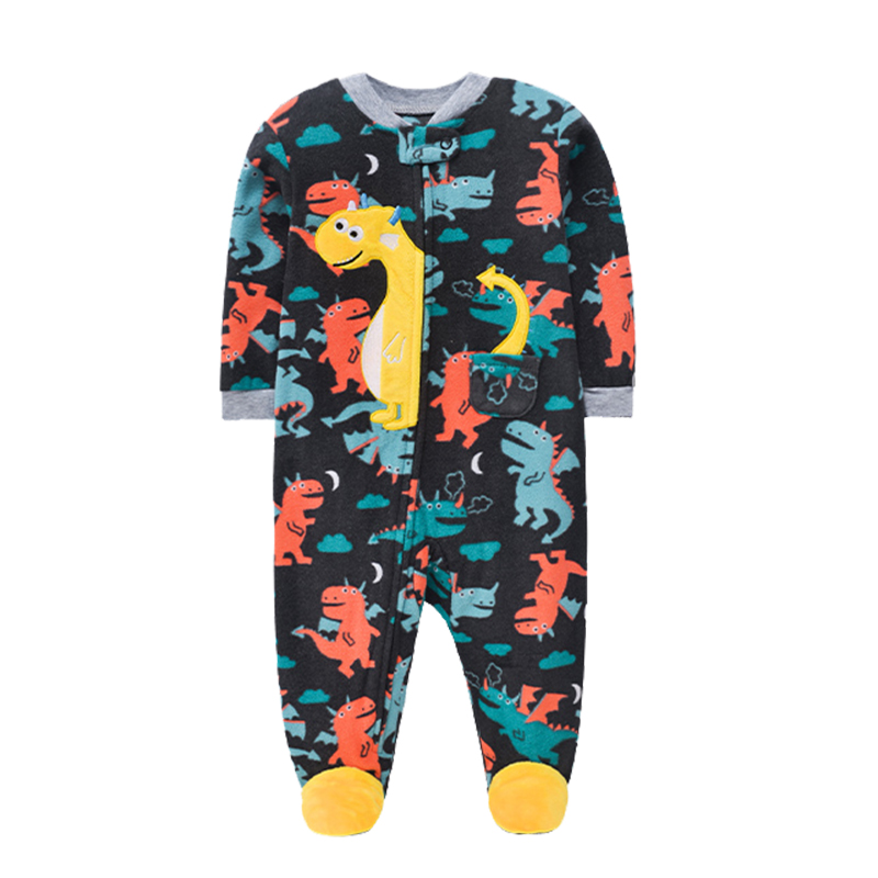 新生児男の子女の子ロンパース服冬パジャマジッパーフリース秋幼 - Baby Clothing Brand のレビューと価格