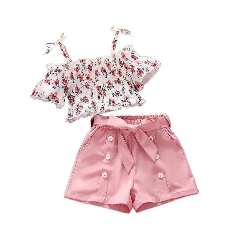 90-140 センチメートルベビー女の子服セット夏の新スタイ - Baby Clothing Drawing のレビューと価格