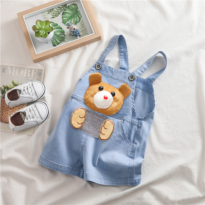 夏キッズベビーボーイズジャンパーパンツデニムショーツジーンズ - Baby Clothing Jumpers のレビューと価格