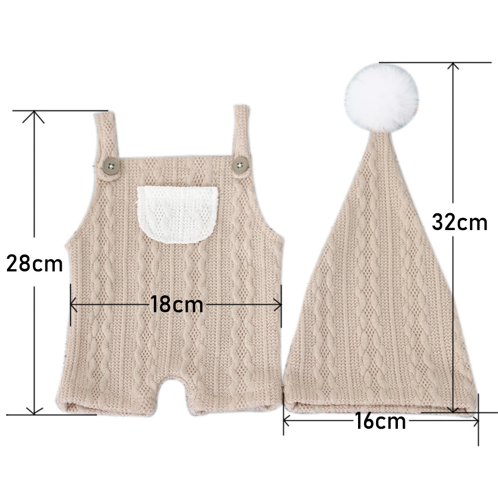 新生児の写真の小道具衣装帽子ベビーロンパースボディスーツ衣装 - Romper Onesie Baby のレビューと価格
