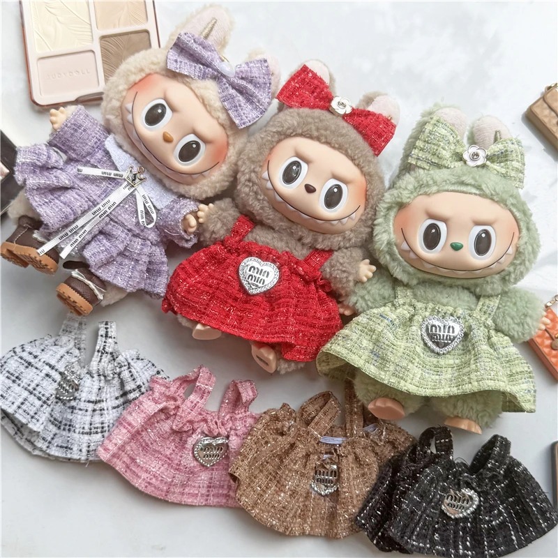 15 17cm ラブブドール用 可愛いスカート衣装 カラフル - Baby Clothing Bag のレビューと価格