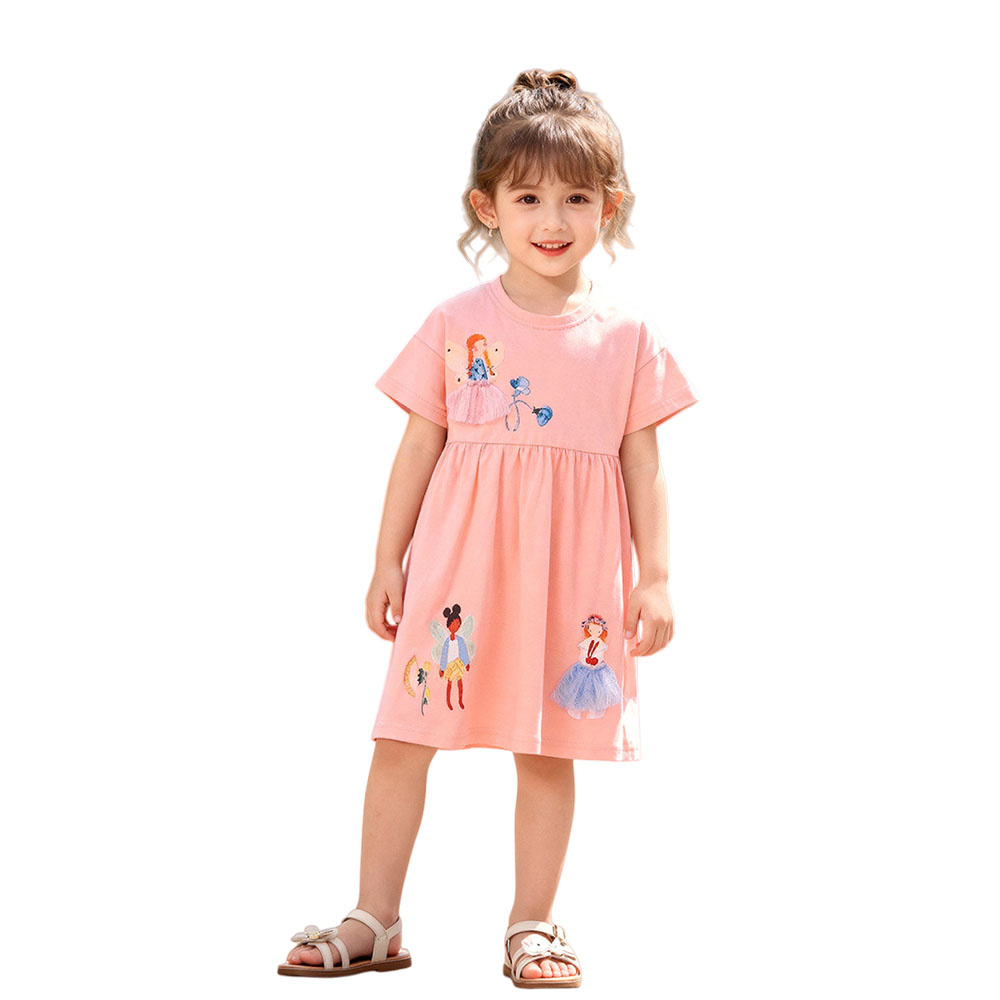 夏用半袖女の子ワンピース ベビーガールズ パーティー 誕生日 - Baby Clothing Drawing のレビューと価格