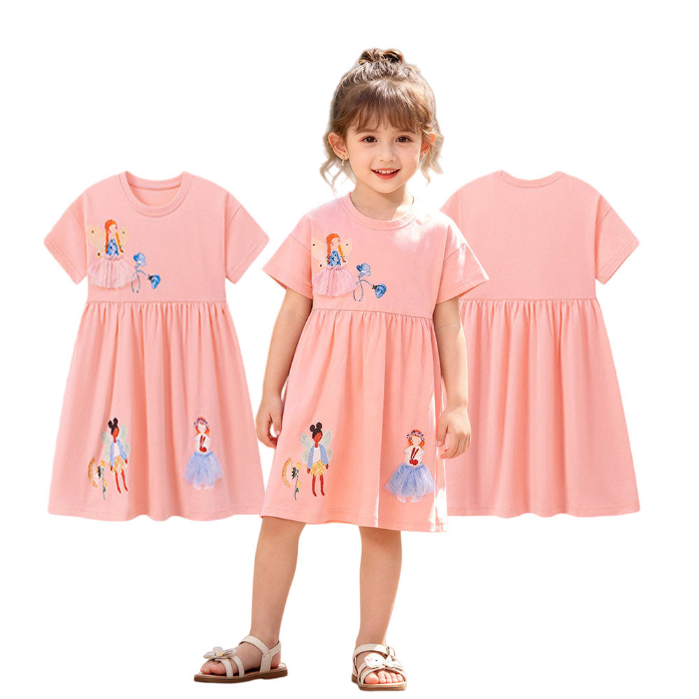 夏用半袖女の子ワンピース ベビーガールズ パーティー 誕生日 - Baby Clothing Drawing のレビューと価格