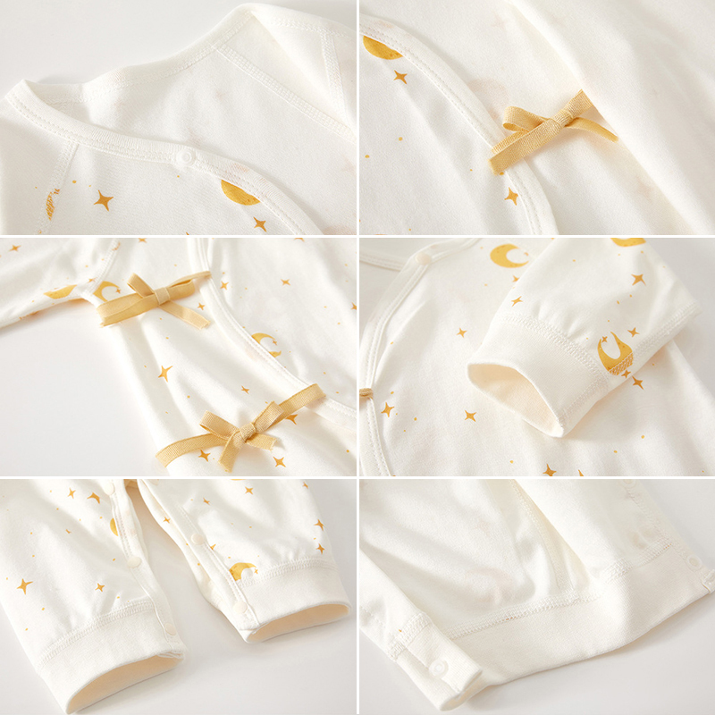 プリントベビーロンパース幼児長袖ボディスーツ服ソフト純綿新生 - Baby Clothing Brand のレビューと価格