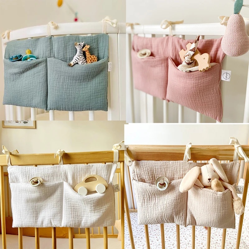 1/2 個ベビーベッドオーガナイザーコットキャディベッド収納 - Baby Clothing Bag のレビューと価格