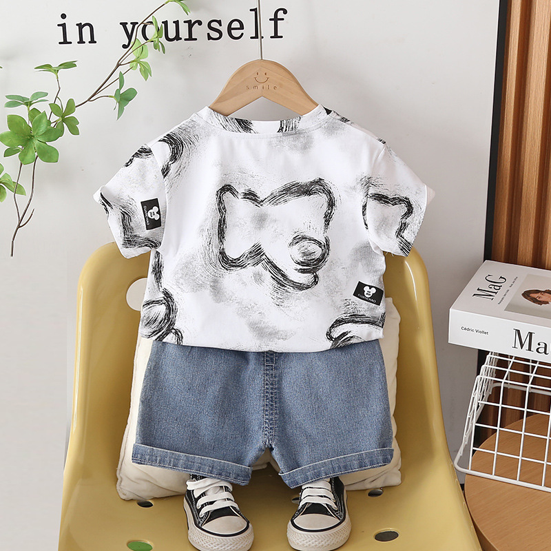 幼児男の子用衣装 キッズサマースーツ 2026新作 グラフィ - Baby Clothing Drawing のレビューと価格