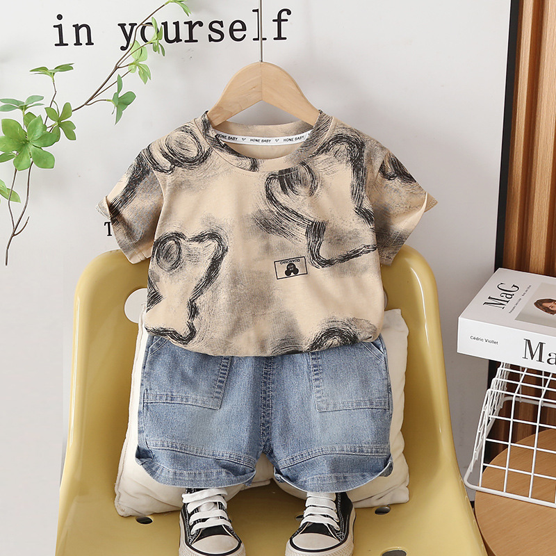 幼児男の子用衣装 キッズサマースーツ 2026新作 グラフィ - Baby Clothing Drawing のレビューと価格