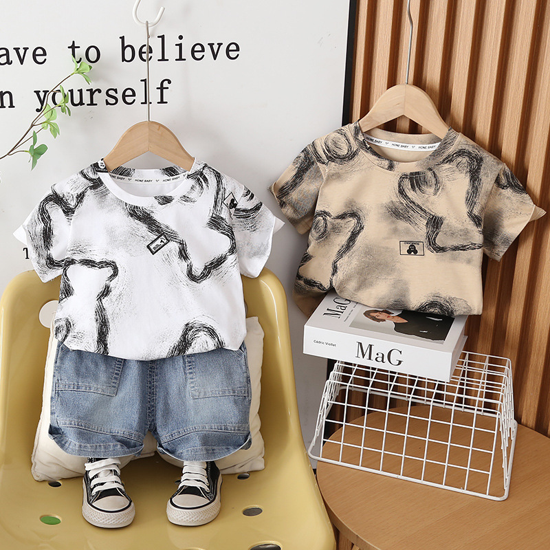 幼児男の子用衣装 キッズサマースーツ 2026新作 グラフィ - Baby Clothing Drawing のレビューと価格