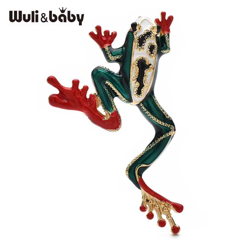 Wuli&baby ヴィンテージ素敵なカエルブローチジャンプ - Baby Clothing Bag のレビューと価格