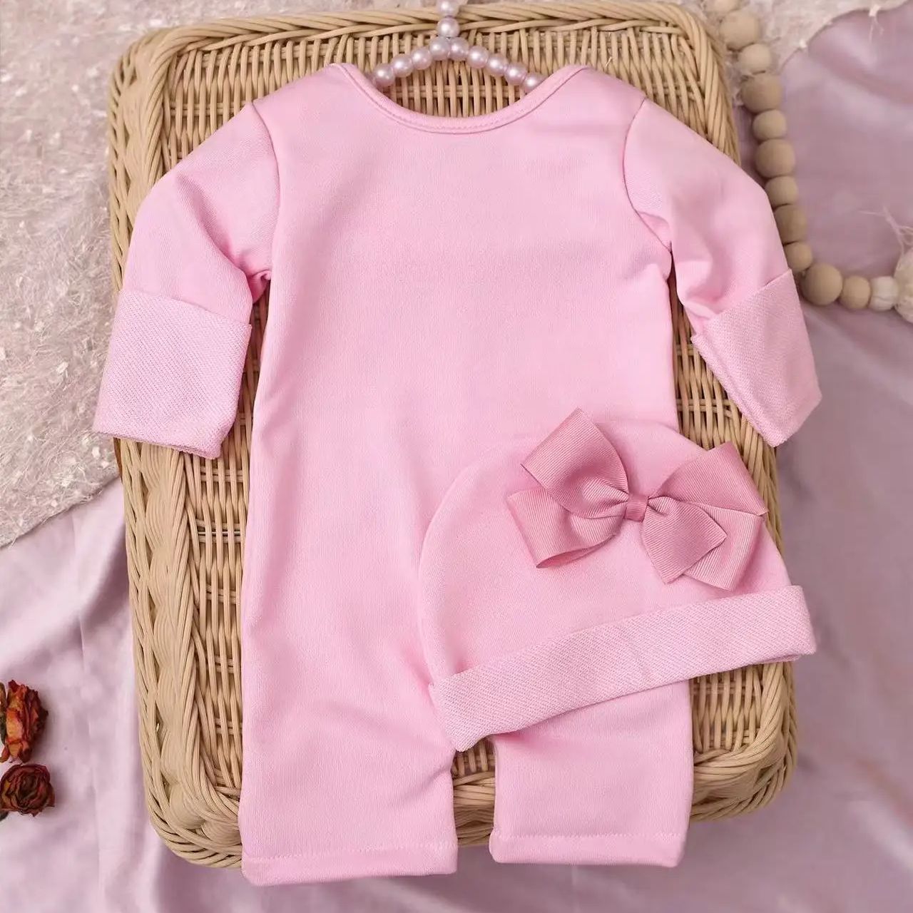 Ylsteed 2 個新生児写真撮影長袖ロンパースジャンプス - Romper Onesie Baby のレビューと価格